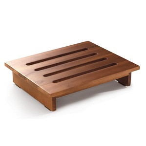 Mini taburete de madera pequeño en forma de flor, taburete lateral de madera de mango macizo de diseño antiguo indio, patas de Base de madera ajustables para el hogar - Product Image 4