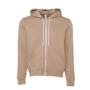 Venta al por mayor cremallera-Up 260gsm alta calidad invierno sudaderas con capucha polar OEM Logo colores personalizados algodón hecho Anti-Pilling - Product Image 5