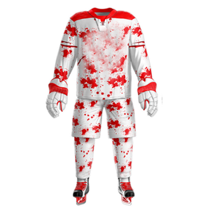 Nueva camiseta de hockey sobre hielo sublimada de calidad superior OEM, logotipo personalizado, uniformes de hockey sobre hielo de tamaño personalizado, transpirables - Product Image 3