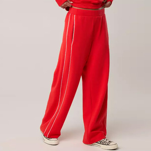 3 Sudadera con capucha y pantalones de chándal holgados de gran tamaño de lana de algodón de peso pesado para hombres - Product Image 3