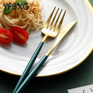 Juego de cubiertos de metal con acabado mate Premium Juego de cubiertos de metal para uso diario Juego de cubiertos de metal para el hogar y la cocina - Product Image 2