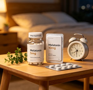 Integratori per il Sonno, Melatonina per Migliorare la Qualità del Sonno, Vitamine, <span class=keywords><strong>Compresse</strong></span> per Dormire, <span class=keywords><strong>Compresse</strong></span> di Melatonina 5mg 10mg - Product Image 4