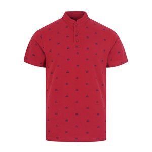 Chemises pour hommes personnalisées, douces et confortables, en coton et polyester tricoté, à manches courtes, unies, avec impression de logo, couleur personnalisée OEM - Product Image 1