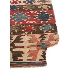 Nayaab Handmade Modern Geometric Wool Rug Ivory Flat Weaves Kilim Carpet <b>Washable</b> Cotton Loop Pile for Home for Teens-PAE-4703 - Product Image 4