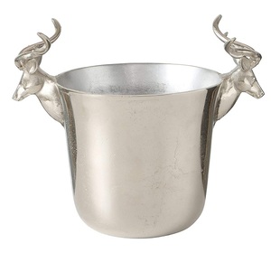 Cubo de vino de Metal europeo de lujo, bañeras para bebidas, Enfriador de hielo para fiestas 2024, bodas, eventos, Bar, accesorio para enfriador de champán, hielo - Product Image 6