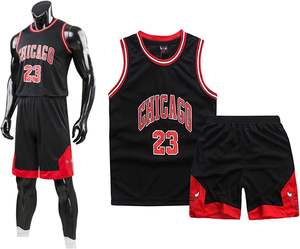 Maillot de basket-ball imprimé sur mesure, short sans manches, ensemble pour adulte, 100% polyester, respirant, anti-transpiration, grande taille - Product Image 1