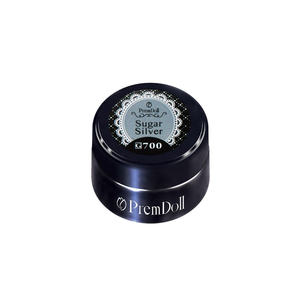Gel UV Premium Primdoll Sugar Silver 700 pour Nail Art - Product Image 3