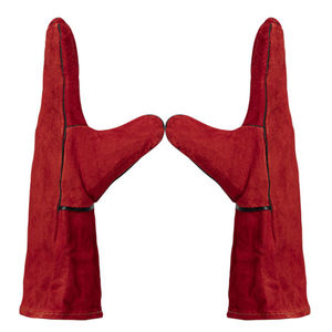 Gants de soudage en cuir de vachette à doigt complet à prix abordable poignées confortables et résistantes gants de soudage de protection tendance - Product Image 6