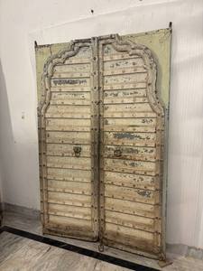 Panneaux de porte en bois massif sculptés à la main, style moderne du milieu du siècle, meubles de luxe pour la maison, le bureau, la villa, l'hôtel, le salon, la salle à manger - Product Image 3