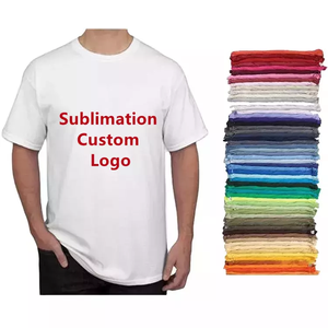 T-shirt blanc personnalisé, faire votre propre marque, logo personnalisé, t-shirt OEM 100% coton unisexe hommes t-shirts vente en gros - Product Image 5