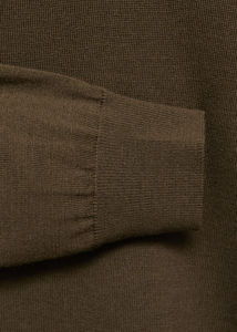 Suéter Personalizado para Hombre, Estilo Hip Hop, Cuello Alto, Corte Holgado, Logotipo Bordado Personalizado, 100% Algodón Grueso - Product Image 6