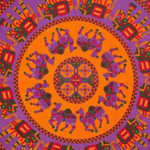 Red Kantha Hand Work 240 TC 100% Cotton Double Bed <b>Sheet</b> Set 2 Pillow Covers <b>King</b> <b>Size</b> Fitted <b>Sheets</b> for Home Use (AKDB1005) - Product Image 4
