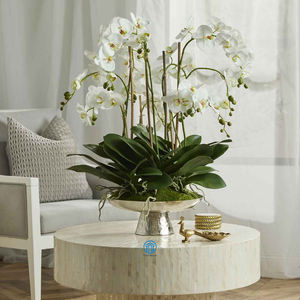 La mejor opción de accesorios de decoración de mesa de centro MOP, mesas de centro blancas redondas con Incrustaciones de nácar elegantes en la sala de estar - Product Image 3