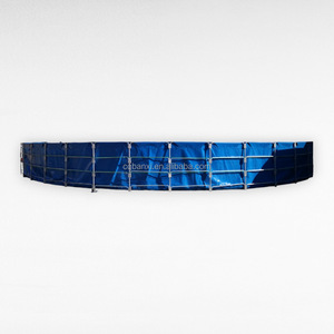 Vasca Modulare Rinforzata BANCY per Allevamento Ittico, Laghetto Pieghevole ad Alta Capacità per Acquacoltura, in PVC Resistente e Acciaio Zincato - Product Image 2