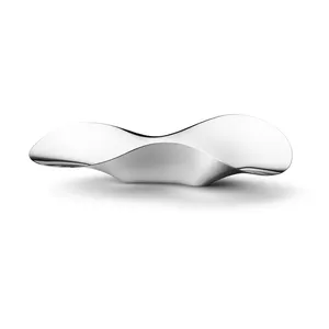 Juego de Tazones de Cerámica y Porcelana con Curvas Plateadas, Vajilla Inspirada en la Naturaleza, Tazones para Servir de 5 a 10 Piezas, Estilo Americano, Zahid, Aptos para Fiestas - Product Image 1