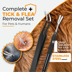 Nuevo Kit de 2 Pinzas para Eliminar Garrapatas, Pulgas y Piojos para Mascotas, Perros y Gatos, Herramienta de Eliminación Rápida y Segura - Product Image 2