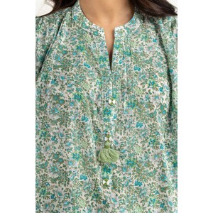 ชุดเซ็ต IUSTTS-2128 ผ้าชีฟองลำลองสำหรับฤดูใบไม้ผลิ/ฤดูร้อน แบบ 2 ชิ้น ไซส์ XS XXS ลายพิมพ์ลายดอกไม้ - Product Image 1