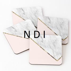 Posavasos de té de diseño hecho a mano, diseño único, posavasos de té de mármol, centros de mesa, decoración de cafetería o cafetería - Product Image 1