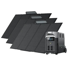 เครื่องกำเนิดไฟฟ้าพลังงานแสงอาทิตย์ DELTA Pro 3 400W พร้อมแบตเตอรี่ลิเธียมไอออน - สถานีไฟฟ้าพกพาสำหรับเก็บพลังงานภายในบ้าน - Product Image 1