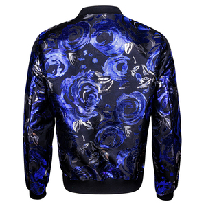 Veste bomber duffle chaude à prix bas personnalisée 2026, couleur bleue, col à capuche, décoration brodée, vente en gros pour hommes et femmes, hiver - Product Image 2