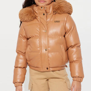 แจ็กเก็ตขนปลาปักเป้าสำหรับเด็กผู้หญิงเสื้อแจ็กเก็ตขนปุยนุ่มติดกระดุมปิดแขนเสื้อเต็มตัวสีพื้นพร้อม2026ฮู้ดปรับได้ - Product Image 1