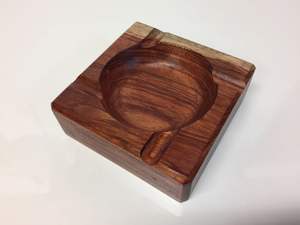 New Arrival Modern Design Square Shape Epoxy Resin & Wood <b>Ashtray</b> Joint Custom Color Logo <b>Portable</b> Indoor and Outdoor - Product Image 5