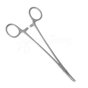 Pinzas Curvas Parcialmente Dentadas para Bebés, Herramienta Quirúrgica de Acero Inoxidable de 7 Pulgadas para un Control Fino - Product Image 4