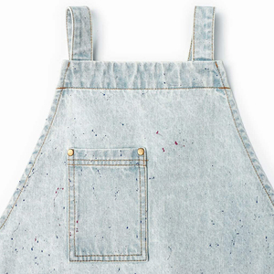 Tablier en cuir de haute qualité Tabliers de barbier en gros pour hommes femmes Tablier de salon de coiffure avec plusieurs poches en cuir - Product Image 4