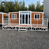 Maison conteneur modulaire préfabriquée extensible de 30 pieds pour habitation familiale, logement pour grands-parents, hébergement d'invités et logement résidentiel