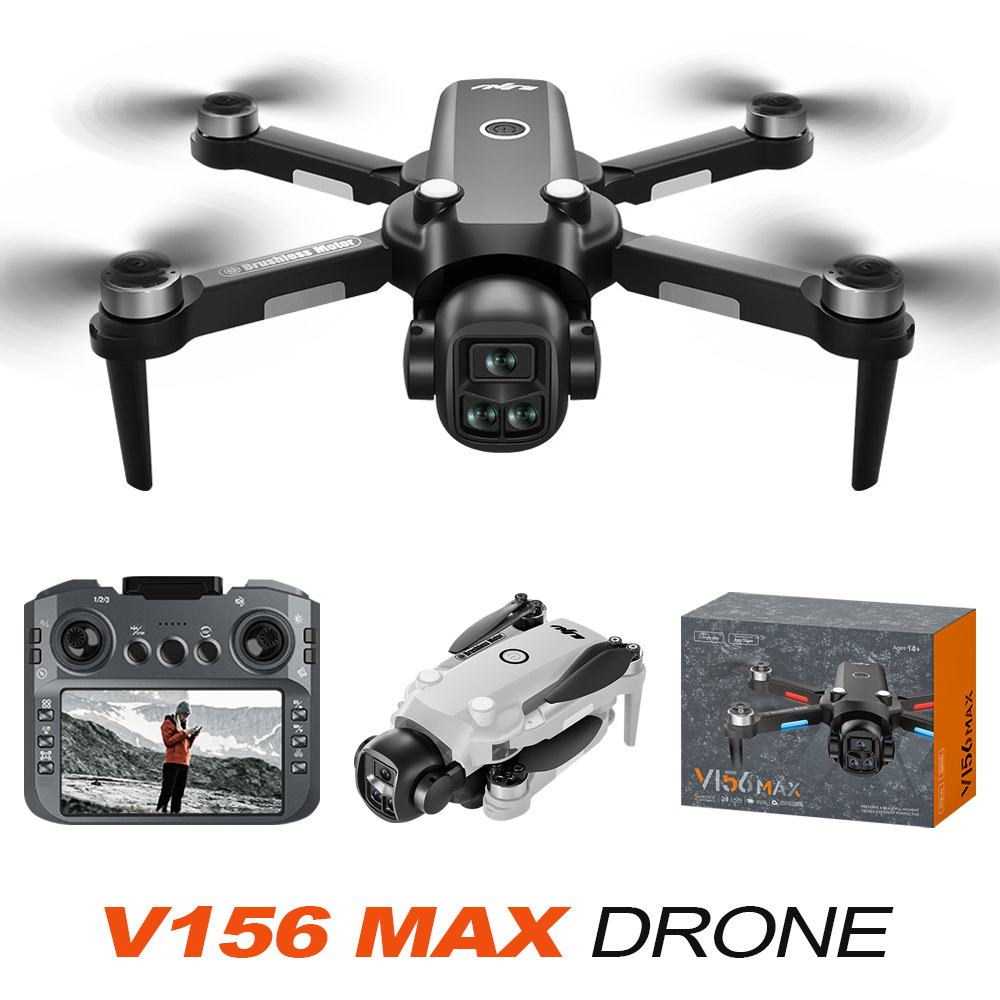 V156MAX Obstacle Avoidance Drone: Screen-Controlled, Brushless Motor, Optical Flow Positioning (Aerial Photography)
