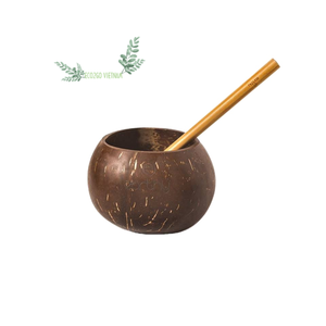 100% tazas de coco natural/tazas de Coco para cócteles/tazas de Coco para bebidas de Eco2go Vietnam - Product Image 1