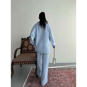 Zippered <b>Knit</b> <b>Set</b> 1556 - Blue - Product Image 3