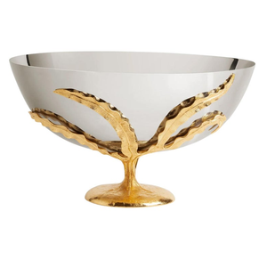 Bol en acier inoxydable avec support artisanal en laiton pour le dîner de restaurant Bol décoratif au meilleur prix - Product Image 1