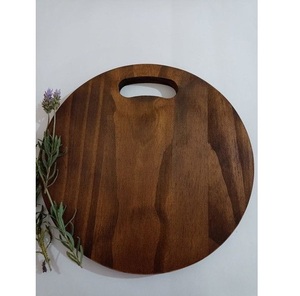 Planche à découper en bois élégante avec manche en bois de manguier de qualité supérieure idéale pour la découpe quotidienne de la cuisine et l'utilisation gastronomique - Product Image 1