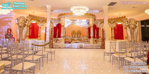 Mandalas de boda de la India del Sur, mandril de pilares de Jali, Maharani, FRP, Mandapam, Rajwada, Palacio Blanco increíble - Product Image 3