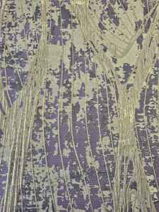 Tissu Jacquard ultra doux turc 100% Polyester PK-1668 COL 2 fil de spécialité caractéristique métallique pour les vêtements Abaya pour filles - Product Image 3