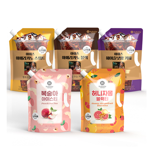 Thé glacé instantané à la pêche Mcnulty Premium de Corée, sachet en vrac, thé glacé à la pêche, 1 000 ml * 1 sachet - Product Image 5