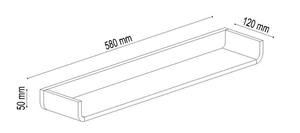 Estante de pared de 58 cm - Product Image 2