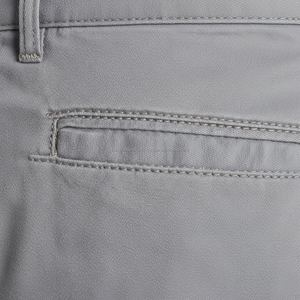 Pantalones Chinos de Lona para Hombre, Corte Slim Fit, Cintura Media, Color Marrón, Alta Elasticidad y Comodidad, Algodón Elástico, Servicio OEM con Logotipo Personalizado - Product Image 4