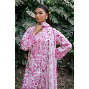 Traje de 3 Piezas para Mujer con Estampado y Cuello Bordado SD-52227 - Product Image 3