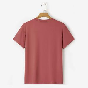 100 por ciento de algodón de punto para hombre Camiseta de manga corta personalizada fabricante OEM Casual transpirable verano Top - Product Image 2