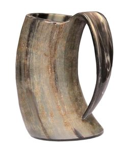 Taza de cuerno para beber tallada vikinga de alta calidad Taza de cuerno de búfalo o vino ecológica con nuevo diseño para fiestas - Product Image 3