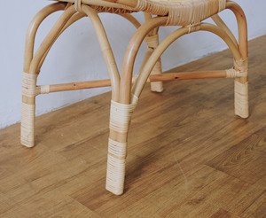 Producto caliente Banco de ratán tejido en forma única Taburete de café relajante para la decoración del jardín del hogar para la sala de estar - Product Image 5