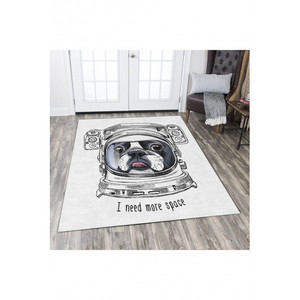 Alfombrillas para niños con estampado digital 3D de Astronot Kopek 487KRL1716 para habitación de niños o sala de juegos - Product Image 1