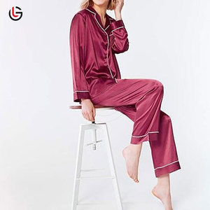 Set di indumenti da notte Casual da <span class=keywords><strong>donna</strong></span> estivi e traspiranti, Design personalizzato con Logo, servizio ODM OEM di alta qualità per la vendita <span class=keywords><strong>Online</strong></span> - Product Image 3