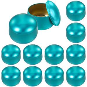 Hot Trending Powder Coated Candle <b>Jars</b> <b>With</b> <b>Lid</b> Stable Base Perfect Home Decor Product Living Room Cafe Tableware Use <b>Jars</b> - Product Image 1