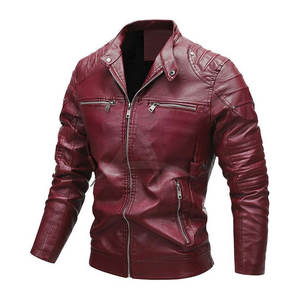 OEM de haute qualité sur mesure respirant hiver veste de motard en cuir manches longues couleurs et logo personnalisés - Product Image 1