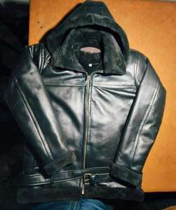 Chaqueta de Cuero Genuino 2025 para Hombre, Cuello Alto, Corte Ajustado, Impermeable, Reversible, Transpirable, para Motociclismo en Invierno - Product Image 6