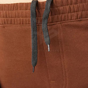 กางเกงวิ่งสำหรับผู้ชายผ้าแคนวาสสีล้วนย้อมสีล้วนสไตล์ลำลอง - Product Image 4