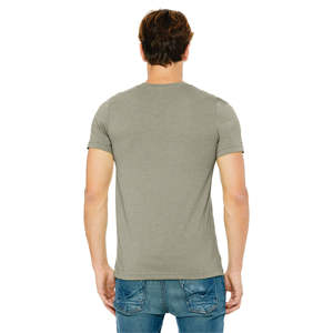 Camiseta ajustada 180GSM para hombre Tela ligera de algodón orgánico Premium con cuello redondo para crear identidad de marca - Product Image 2